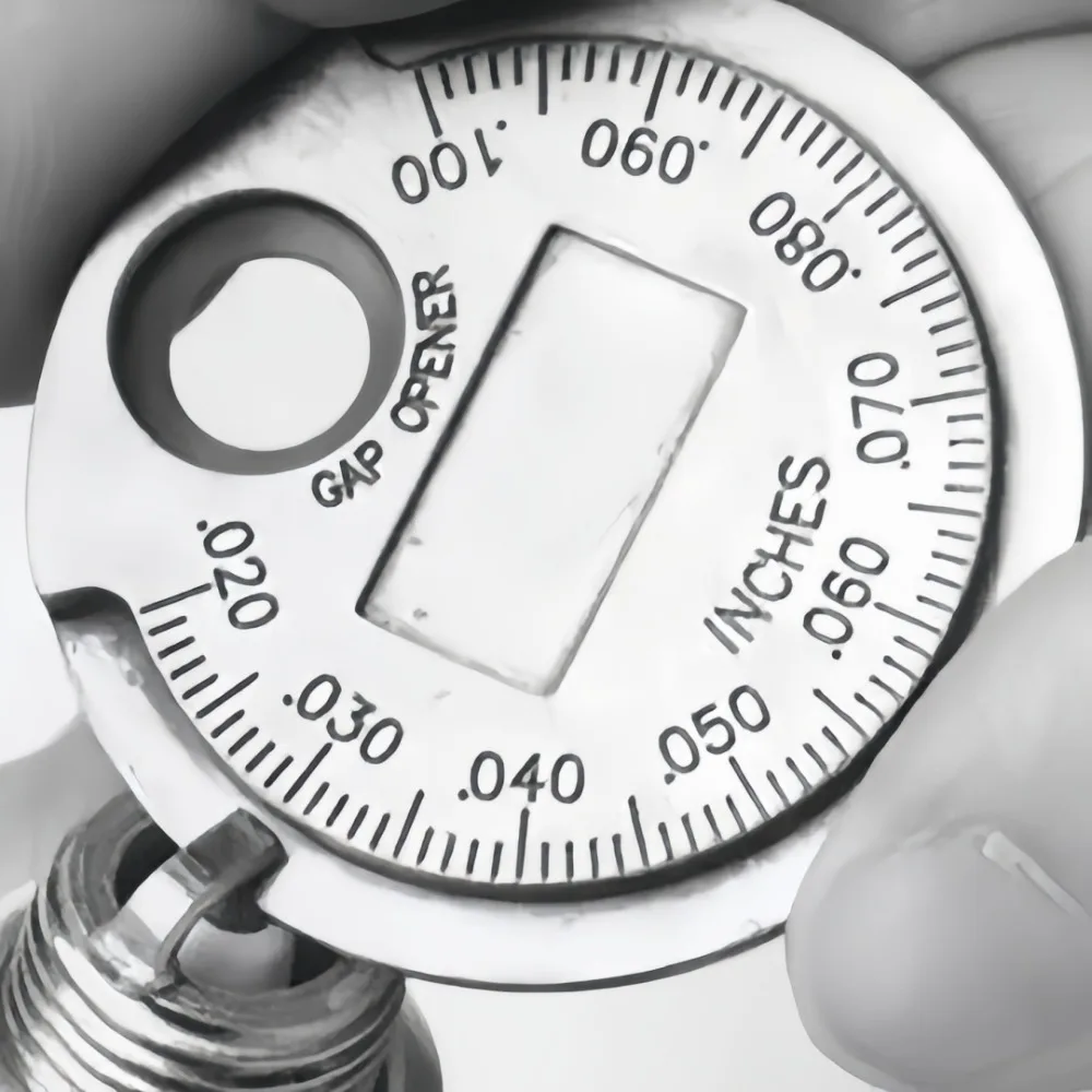 Medidor de bujías, alta precisión, de metal de 0,6-2,4 mm, tipo moneda - Imagen 6