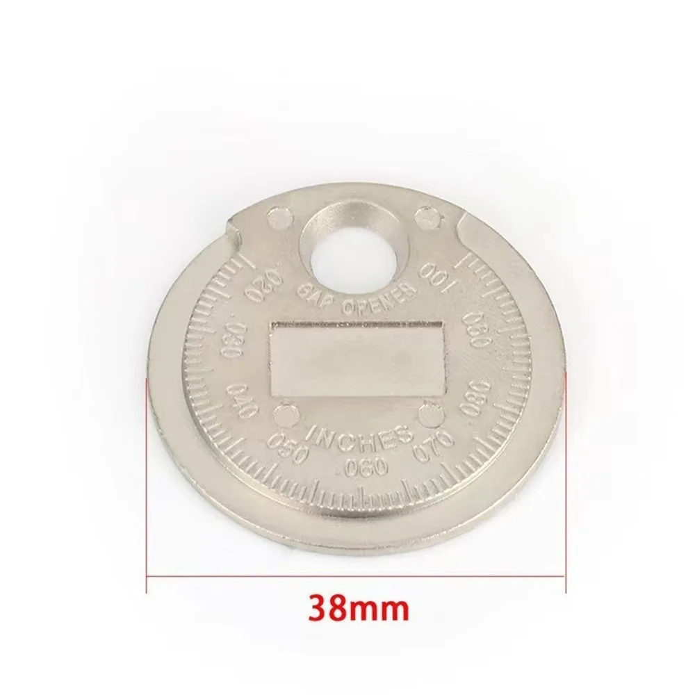 Medidor de bujías, alta precisión, de metal de 0,6-2,4 mm, tipo moneda - Imagen 5
